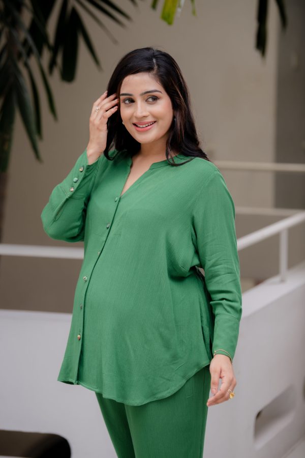 Long Sleeve Blouse With Long Pant