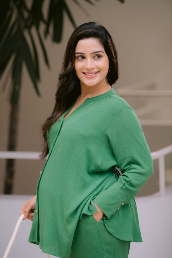 Long Sleeve Blouse With Long Pant - Image 3