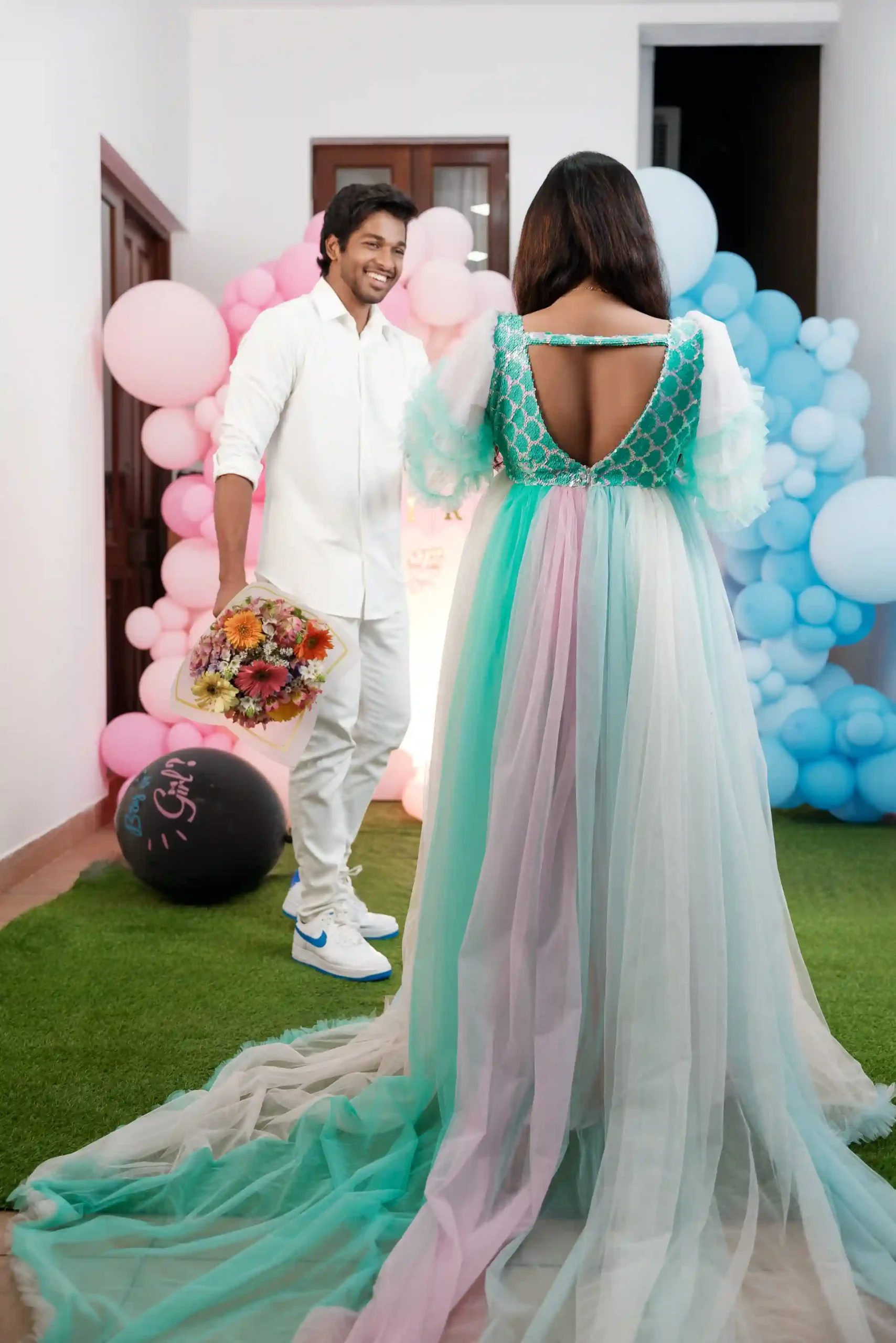 Customized Gender Reveal Party Dress - Image 3