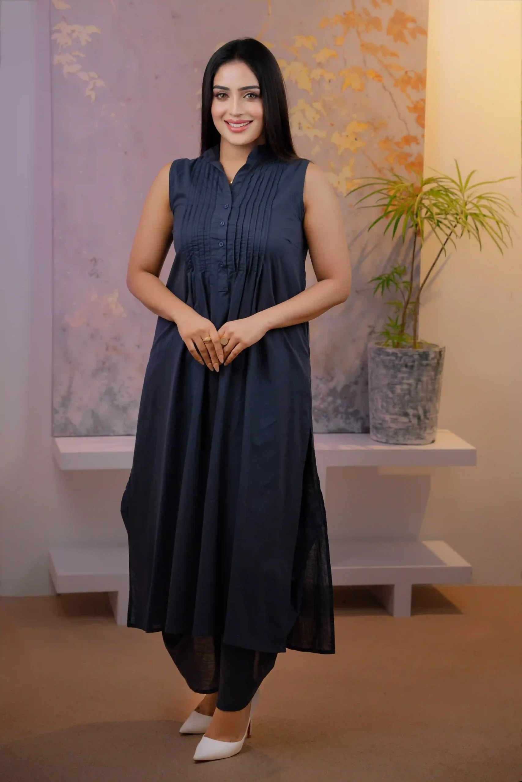 Plain Color Awranga Kurtha Kit - Image 2