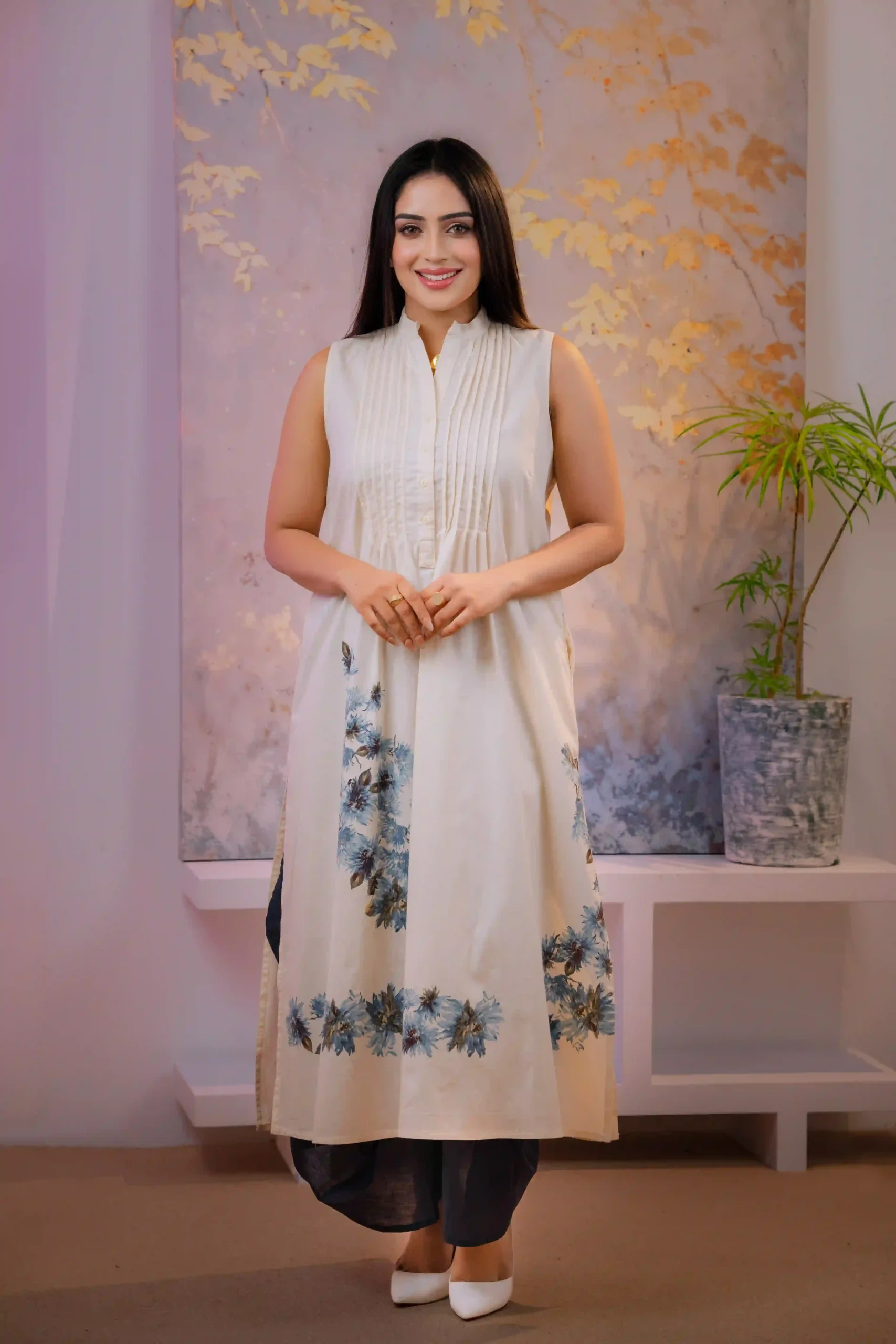 Printed Color Awranga Kurtha Kit - Image 2