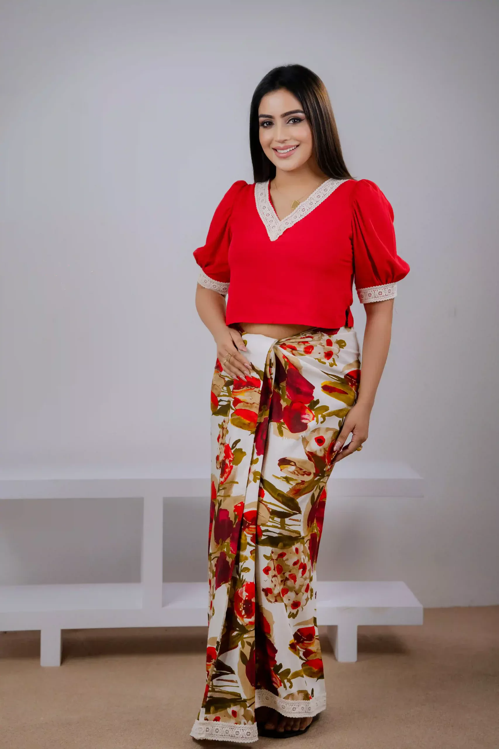 Ladies Printed Sarong (Italian Cotton) - Image 3